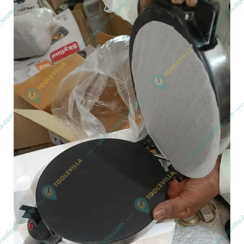 Domestic SS Electric Chapati Maker With Spatter Coated Non Stick Plate