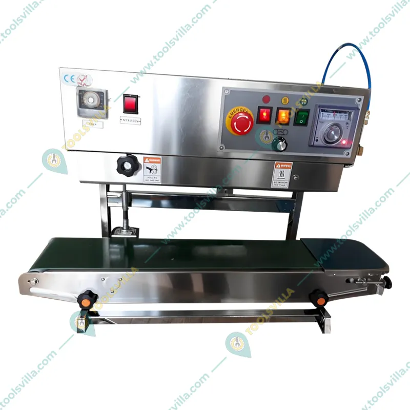 SealOpack Economical 3 Kg SS Vertical Continuous Band Sealer with
