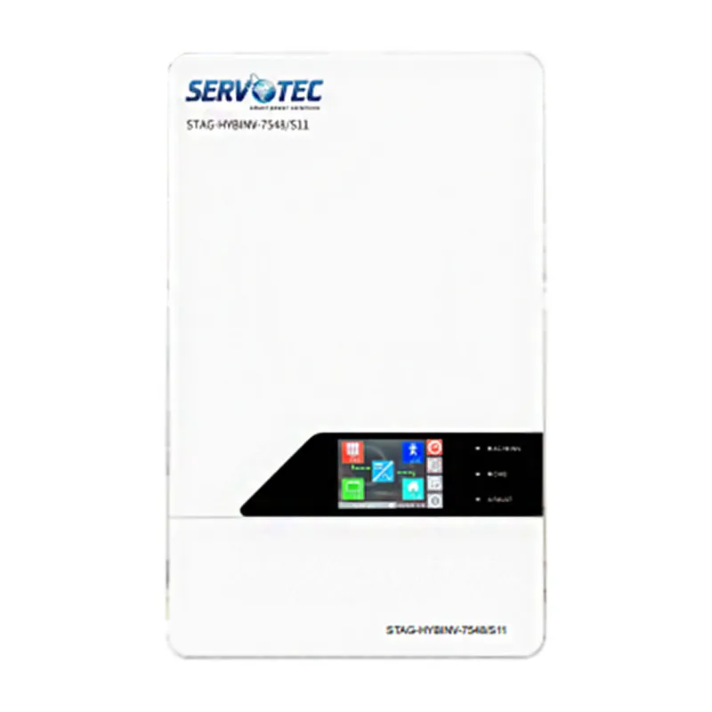 SERVOTECH 7.5KVA Amalgam Series Hybrid On Grid & Off Grid Solar Inverter For Home & Office With 2 Year of Warranty