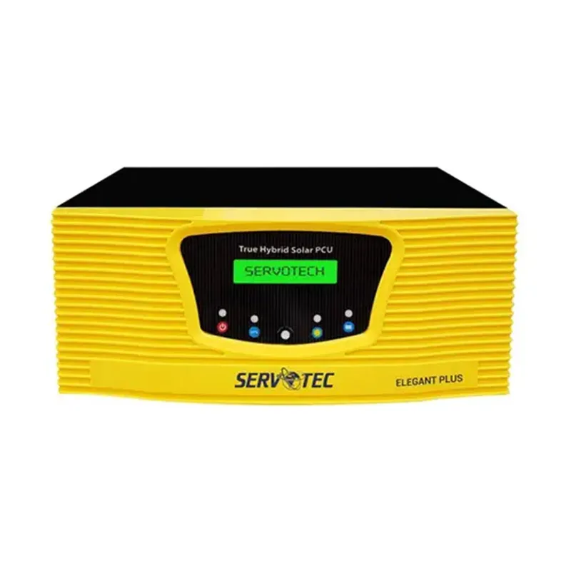 Servotech 800VA 12V Elegant Plus 1112 PWM Pure Sinewave Intelligent Solar Inverter with 2 Year Warranty 
