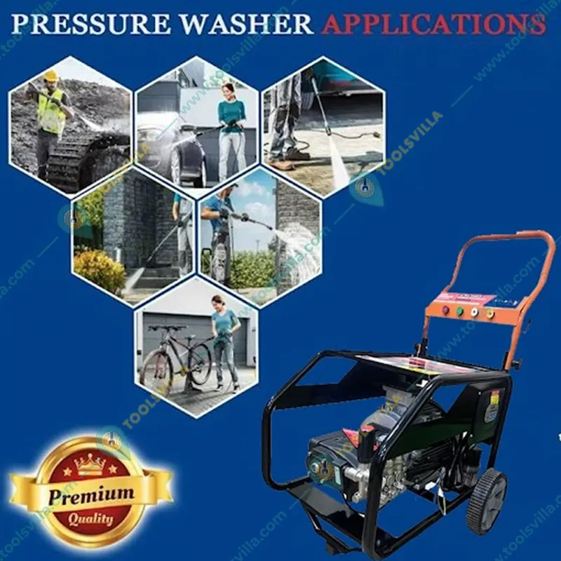 Shakti Technology 10Kw, Three Phase Trolley Type 350 Bar High Pressure Car Washer with 22 LPM Flow Rate (Ultra Force)