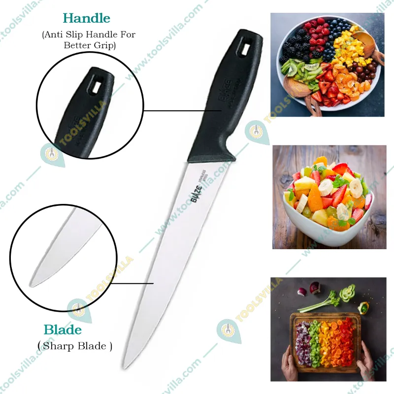 Premium Quality Sharp Stainless Steel Knife for Multipurpose Usage