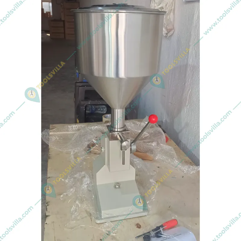 A03 Manual 5-50 ml Volume Piston Essential Oil Cosmetics Lotion, Cream, Paste, Lip Gloss Cosmetic Filling Machines