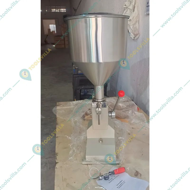 A03 Manual 5-50 ml Volume Piston Essential Oil Cosmetics Lotion, Cream, Paste, Lip Gloss Cosmetic Filling Machines