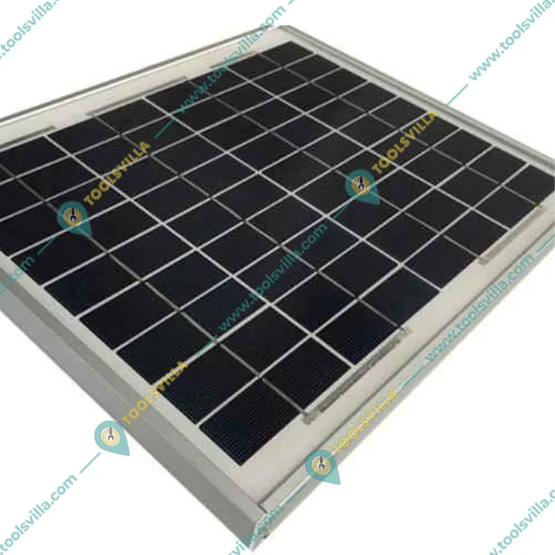 Gramstrong 10W Polycrystalline Solar Panel with 3m Wire For Indoor, Camping and Outdoor Usage 