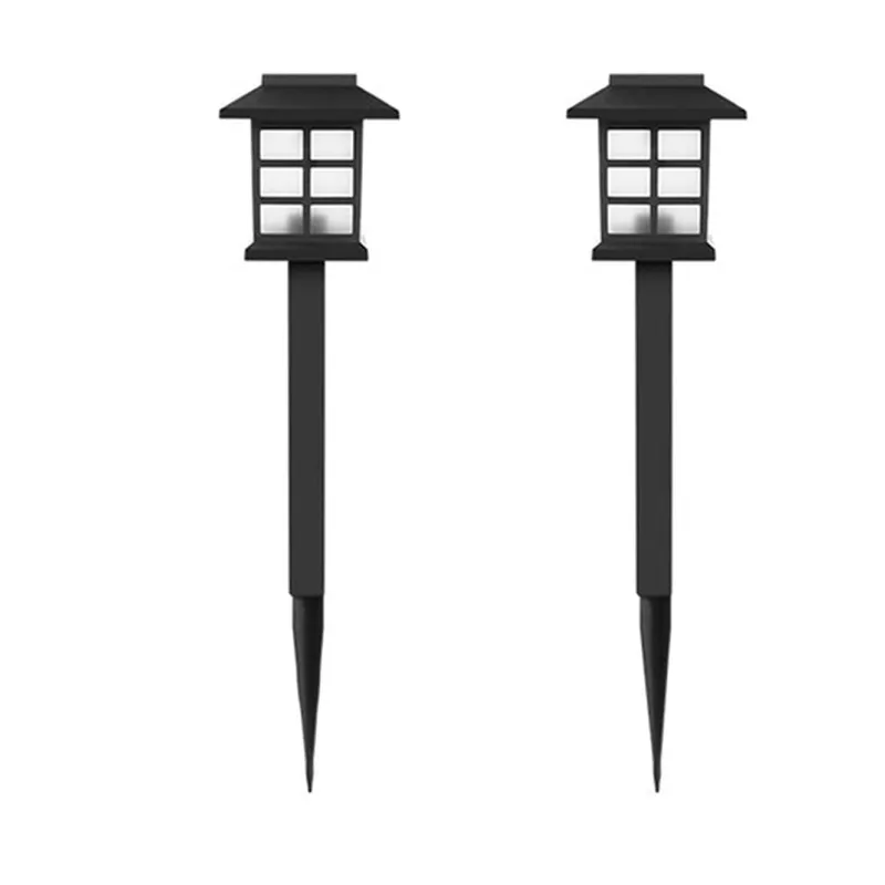 GIGAWATTS Solar Vintage Light Outdoor Lighting Retro Antique Lamp for Garden, Balcony, Landscape, Decoration (Pack of 2)