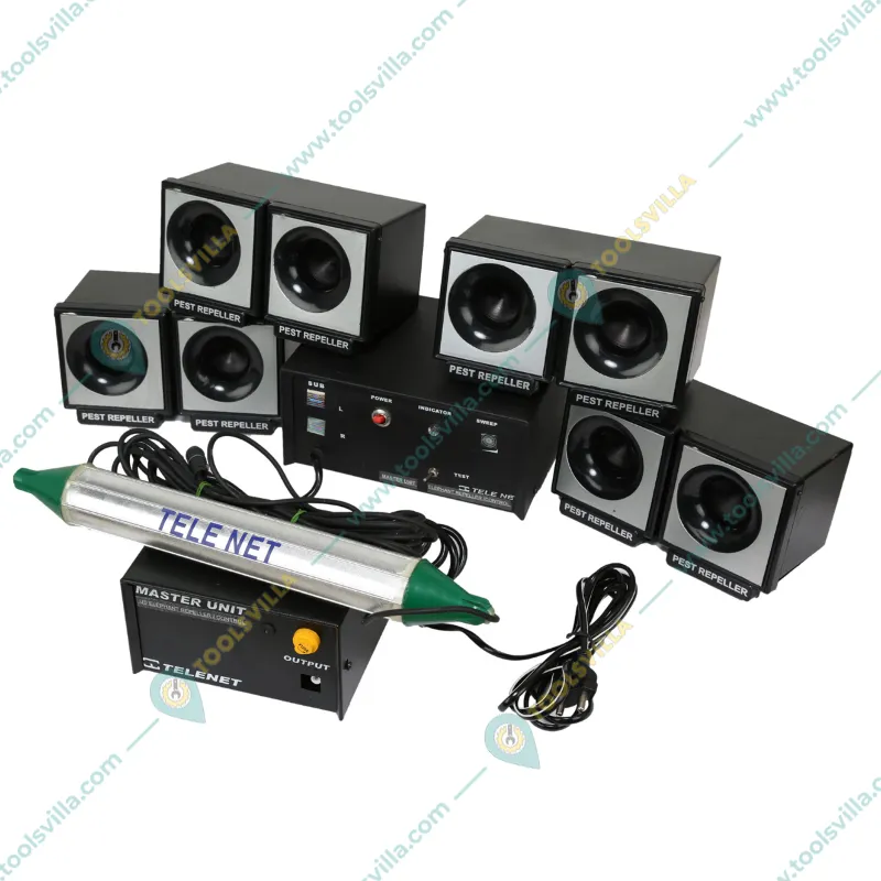 Telenet ‎ELE 105, Sonic/Ultrasonic Elephant Repeller for Agriculture Uses, 3 Months Warranty
