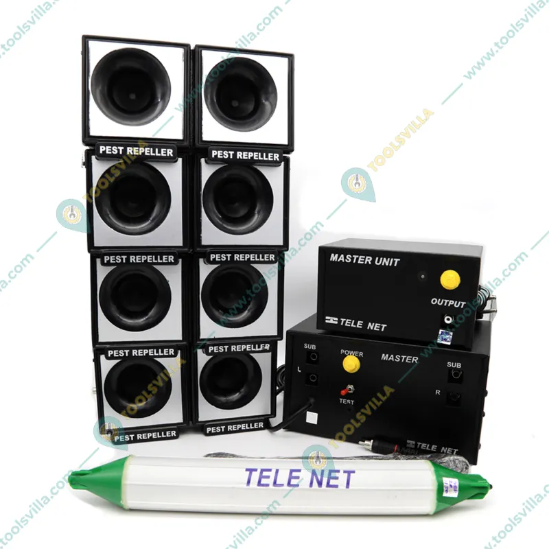 Telenet ‎ELE 105, Sonic/Ultrasonic Elephant Repeller for Agriculture Uses, 3 Months Warranty