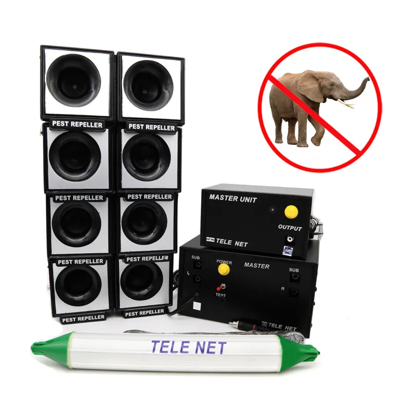 Telenet ‎ELE 105, Sonic/Ultrasonic Elephant Repeller for Agriculture Uses, 3 Months Warranty