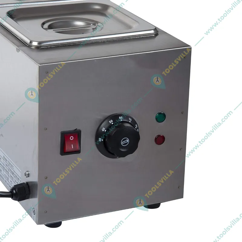 Premium Quality Stainless Steel 2 Pot Chocolate Melter (1+1 Litre)