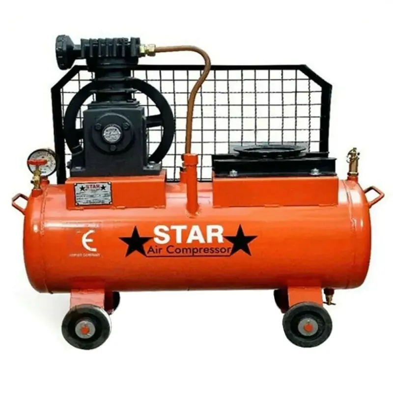 Star 90 Litres Double Piston Air Compressor Without Motor and Autocut Switch, 128 psi Max. Pressure (SC-552)
