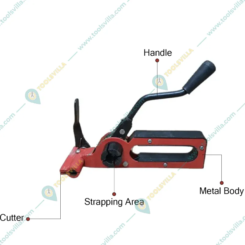 12 mm Heavy duty Manual Strap Sealer Machine and Tensioner Set