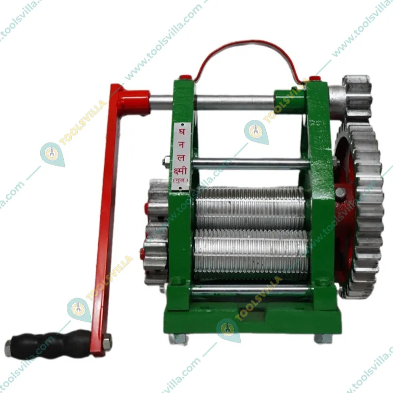 DHANLAXMI Manual Sugarcane Juice Machine With 3 SS Roller