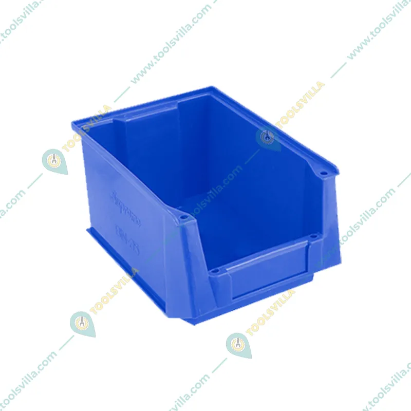Supreme 300x210x160 mm Premium Plastic Blue Storage Bin (BIN-35)-Pack of 5