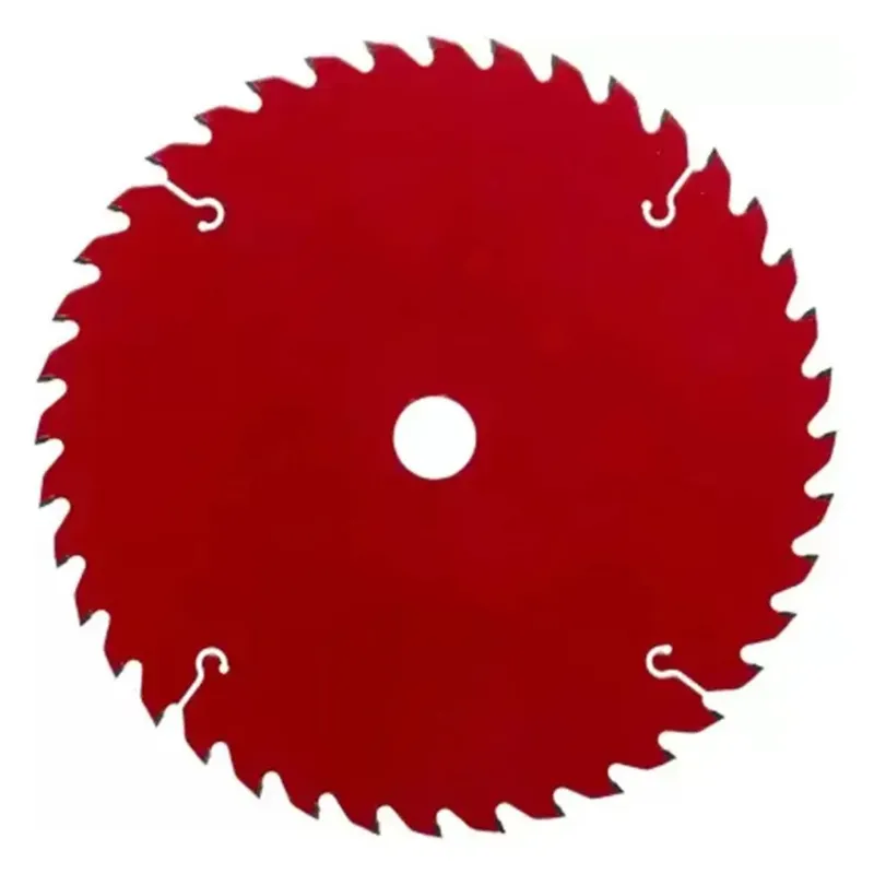 Premium 10 Inch 40T Red Circular Wood Cutting Blade for Petrol Brush Cutter