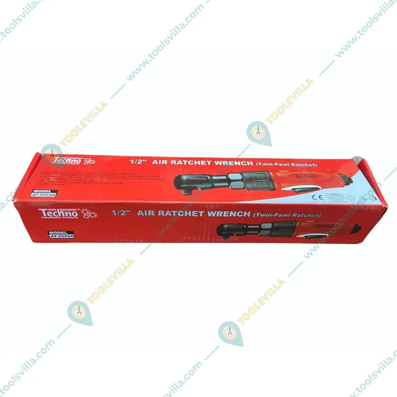 Techno 1/2 Inch 180 RPM Air Ratchet Wrench (AT 5059 A)