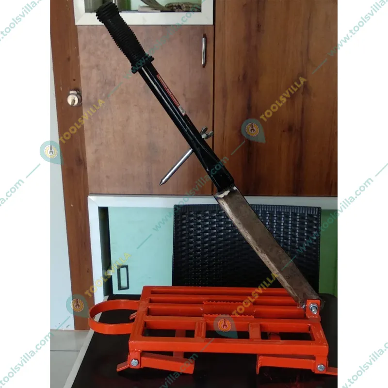 Table Top Manual Tender Coconut Cutting Machine with Foldable Stand