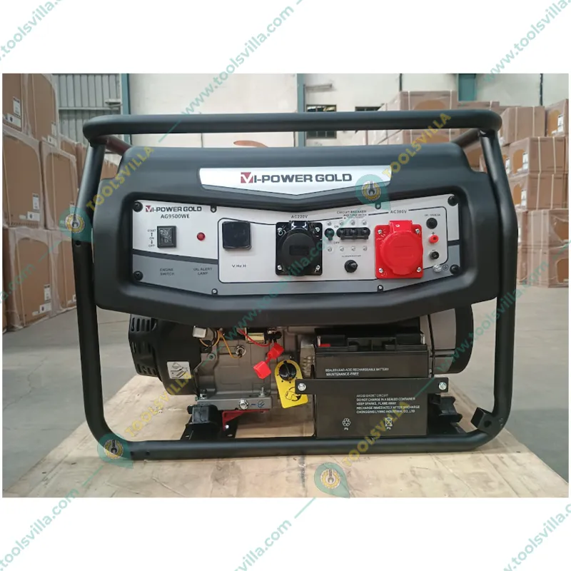 Vi Power Gold 10 KVA Single/Three Phase Electric Start Petrol Generator With 25L Fuel Tank Capacity (AG9500WE)