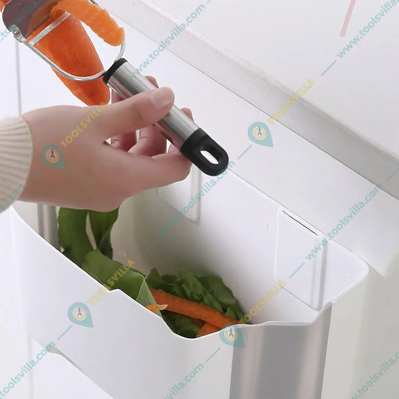 Premium Quality Horizontal Wall Mounted Upgrade Folding Trash Can 