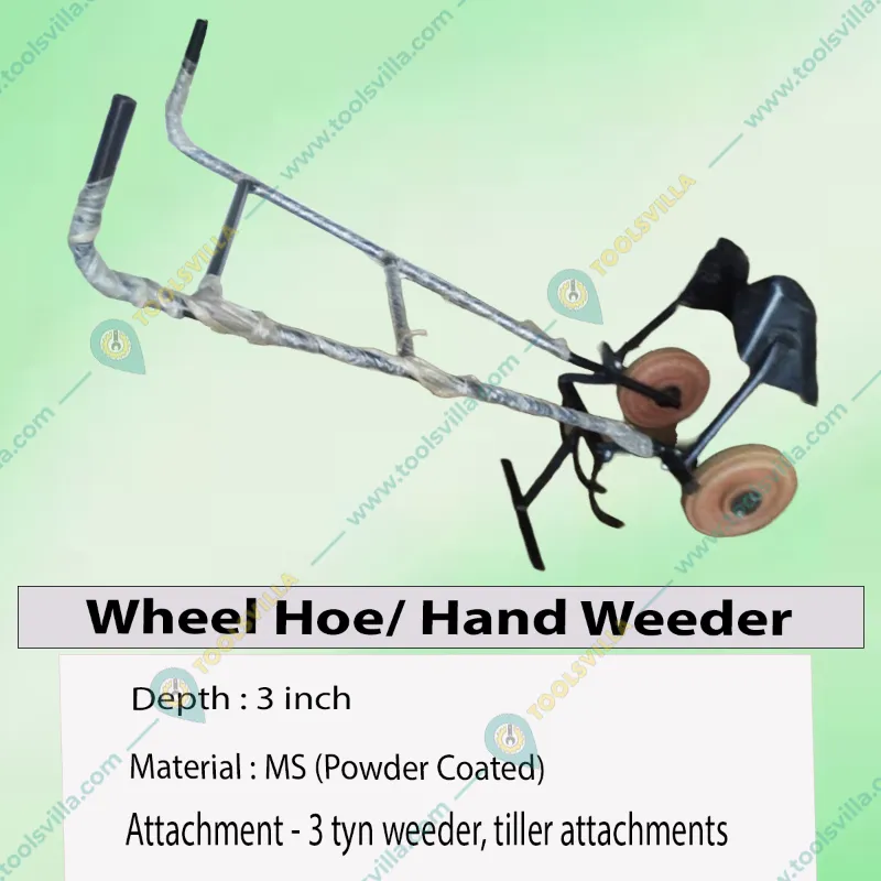 Heavy Duty Manual Hiller | Weeder | Hoe of 5 inch Depth with Attachment for Agriculture 