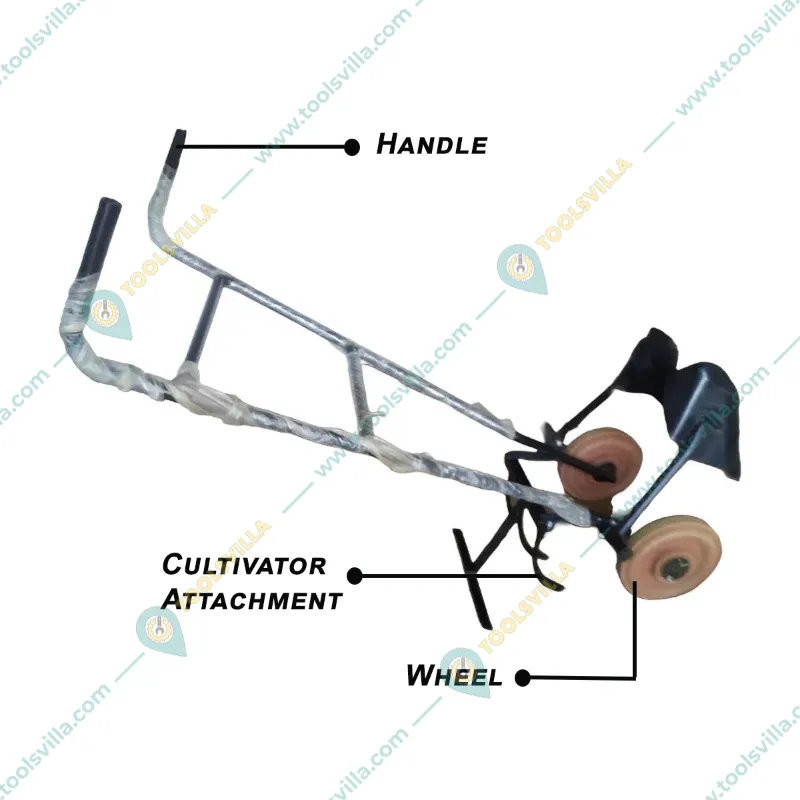 Heavy Duty Manual Hiller | Weeder | Hoe of 5 inch Depth with Attachment for Agriculture 
