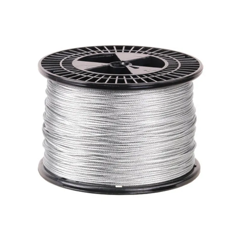 Heavy Duty 7x7 Galvanized Steel Core Multi-purpose Wire Rope(Size-2 mm,Wire Rope Length-100 Meter)