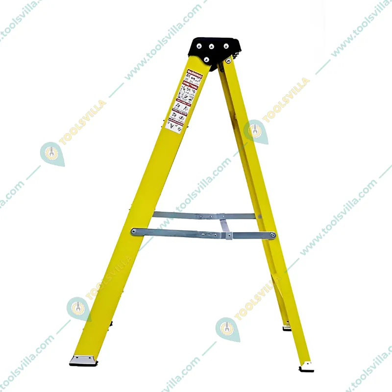 Youngman 4 Steps FRP (Fiberglass) 1.52 m Single Sided Self Supporting Ladder Including Tool Storage Platform at The Top