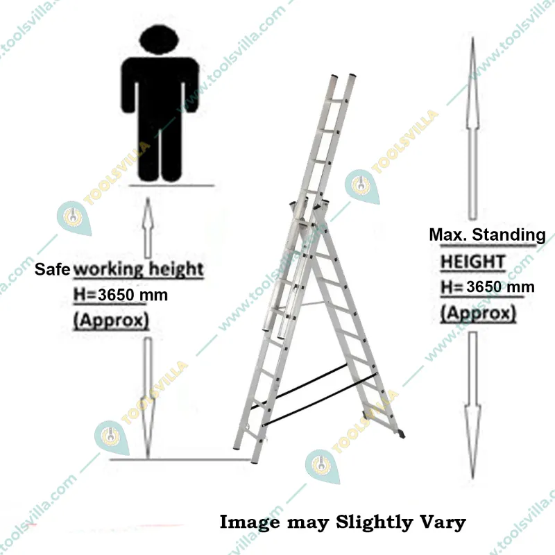 Youngman 3-Way Extension 3.0m Combination Ladder