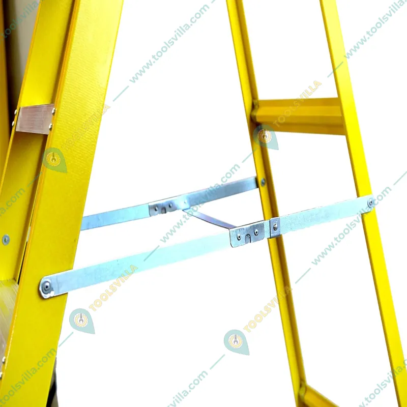 Youngman 5 Steps FRP (Fiberglass) 1.82 m Single Sided Self Supporting Ladder Including Tool Storage Platform at The Top