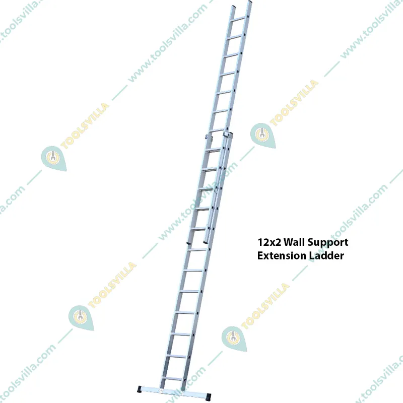 Youngman Aluminum Wall Support Extension Ladder (12X2 Steps)