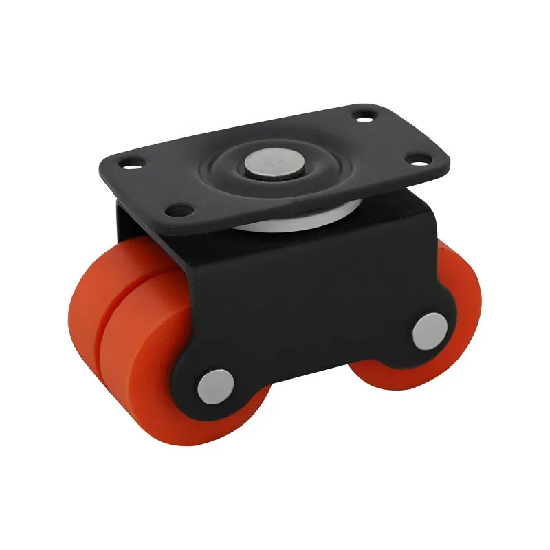 Ackwheel (A-16) Premium Quality Plate type 45mm Height Flat 360° Moving Top Plate Four Caster Wheel (Pack of 4)