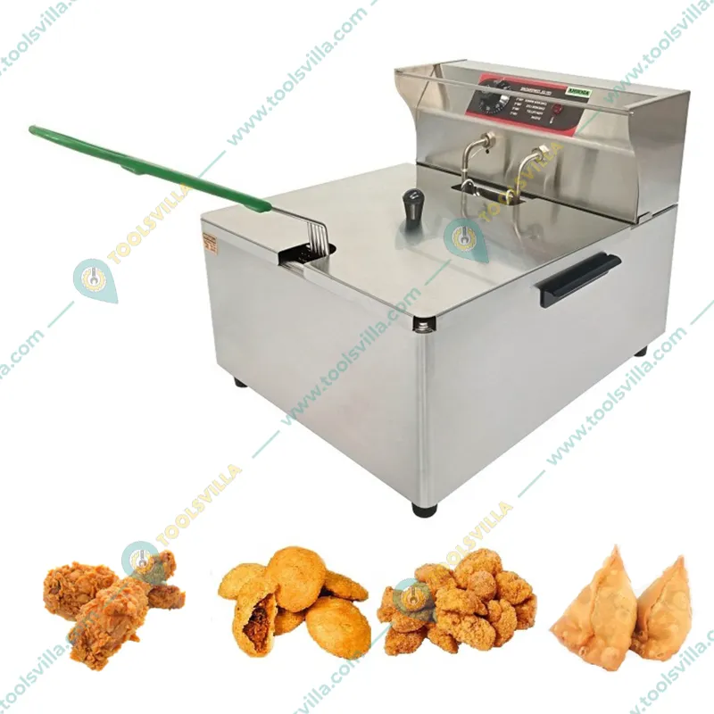 ADORMA DF 11L SGL Electric 11 Liter Deep Fryer With Analog Controls, 1800W with 1 Year Warranty 