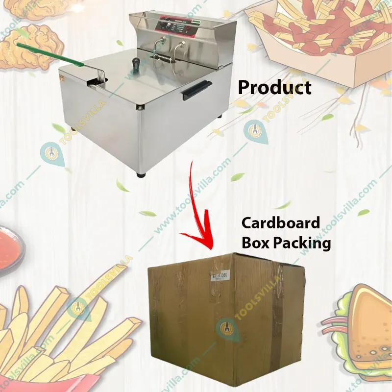 ADORMA DF 11L SGL Electric 11 Liter Deep Fryer With Analog Controls, 1800W with 1 Year Warranty 