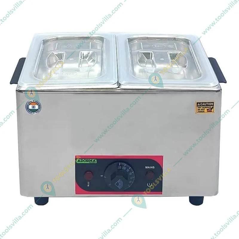 ADORMA CM 15 DBL Stainless Steel Chocolate Melter, 600W with 1 Year Warranty