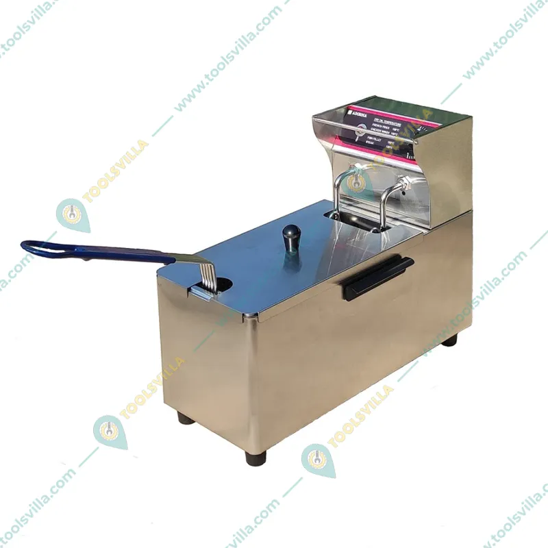 ADORMA DF8L SGL Electric 8L Deep Fryer With Analog Controls, 1800W with 1 Year Warranty 