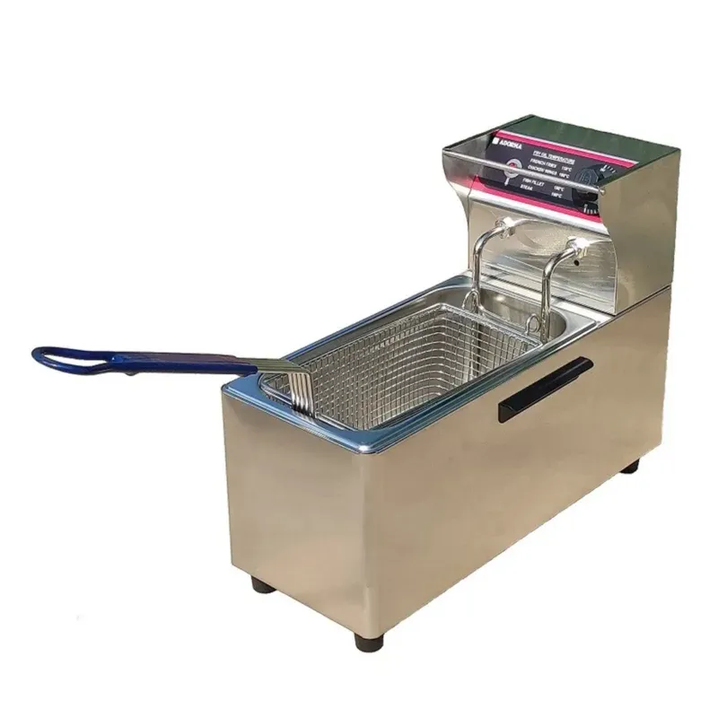 ADORMA DF5L SGL Electric 5L Deep Fryer With Analog Controls, 1800W with 1 Year Warranty 