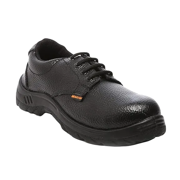 Agarson Power Pack of 1, 5, 10 Steel Toe PVC Moulded, Slip-Resistant, Penetration Protection, Safety Shoe(Pack-1 pair,Size-6)