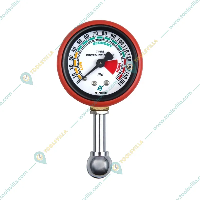 Airotic 2 Pcs Maruti Type Air Pressure Gauge (Mtc 02 150 Psi)