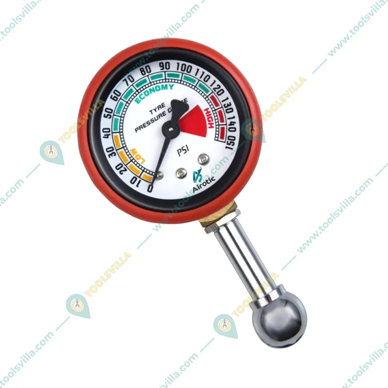 Airotic 2 Pcs Maruti Type Air Pressure Gauge (Mtc 02 150 Psi)