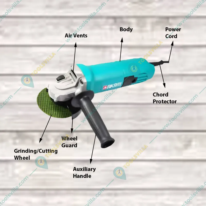 Akari 100 mm Angle Grinder 850 Watt - APT-AG-803NM