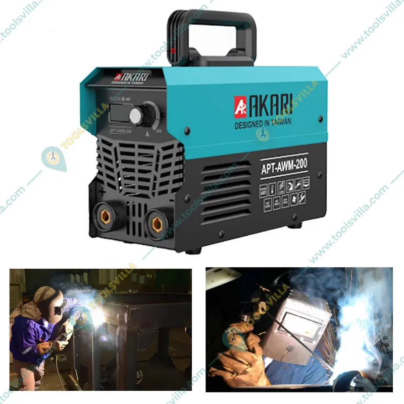 Akari 200 Amp Single Phase Welding Machine With IGBT Technology (APT-AWM-200)