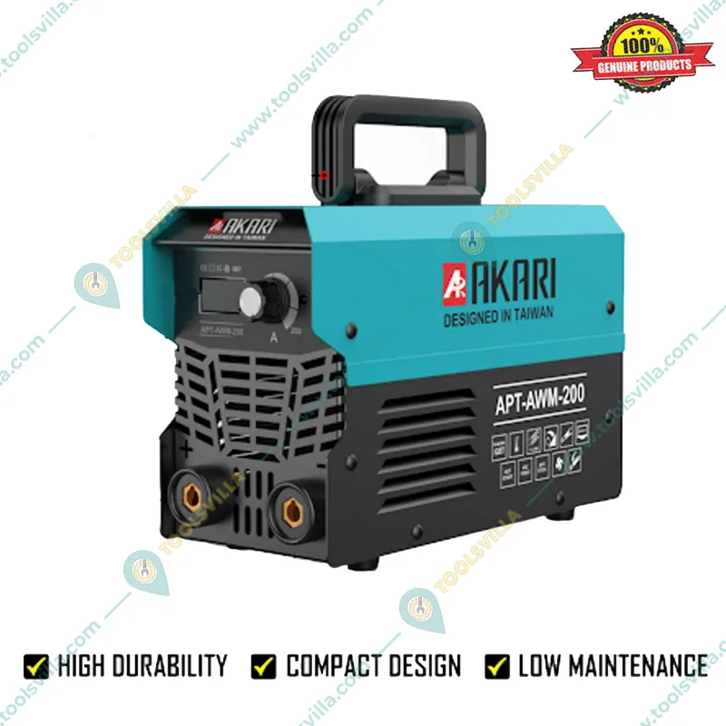 Akari 200 Amp Single Phase Welding Machine With IGBT Technology (APT-AWM-200)