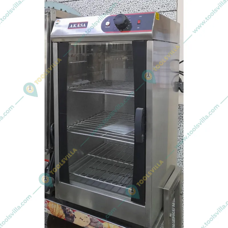 Akasa CW 500 CON Multipurpose Convection Warmer with 3 SS Wire Grill, 600W