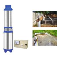 Algo 0.5HP Vertical Open Well Pump with Control Panel 131 feet Max. Head & 105 LPM with 1 Year Warranty (VP6-4/05S-HF)