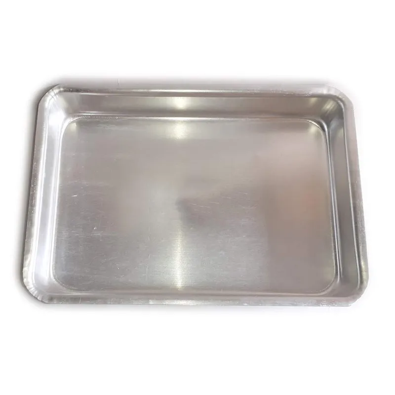 Prime Bakers and Moulders Aluminium 12x8 Inch Deep Baking Oven Tray for 2 kg Cake