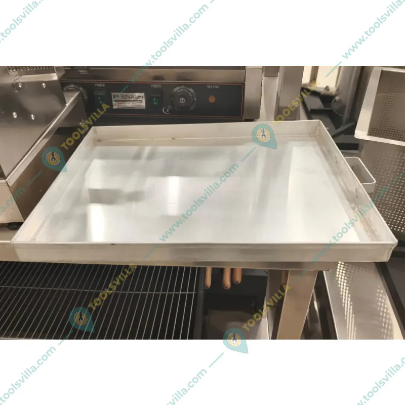 Premium Quality 14x18 inch Aluminium Dhokla Tray (Pack of 2) for Dhokla Making Machine