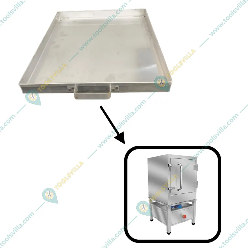 Premium Quality 14x18 inch Aluminium Dhokla Tray (Pack of 2) for Dhokla Making Machine