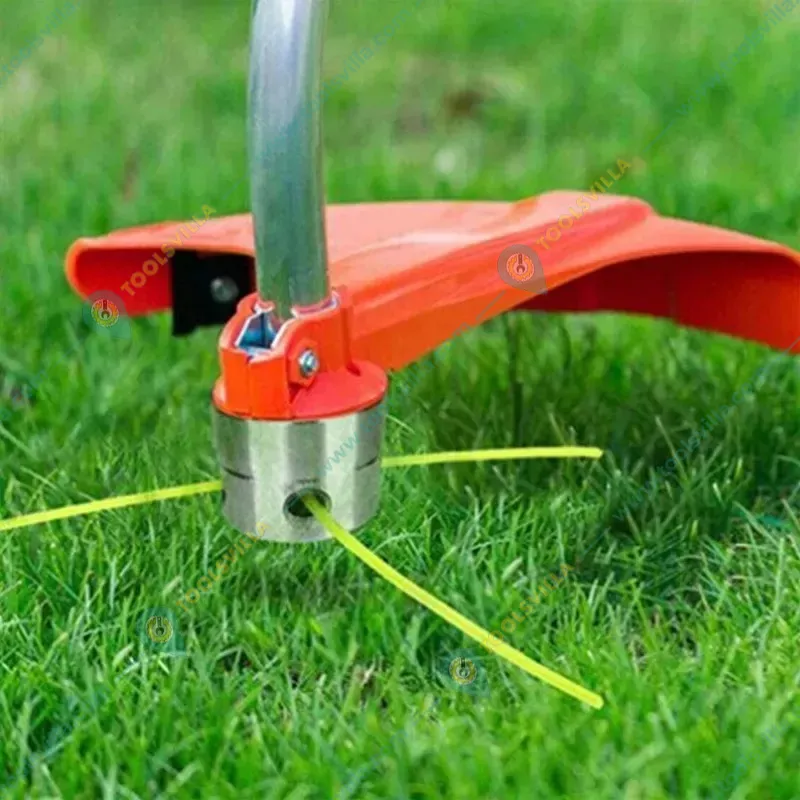 Weed Trimmer Head, Aluminum Grass Trimmer Head with 4 Lines For Petrol Brush Cutter(Quantity-2 Pieces)