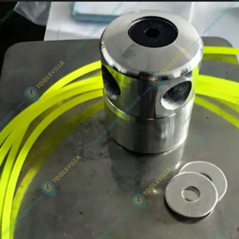 Weed Trimmer Head, Aluminum Grass Trimmer Head with 4 Lines For Petrol Brush Cutter(Quantity-2 Pieces)