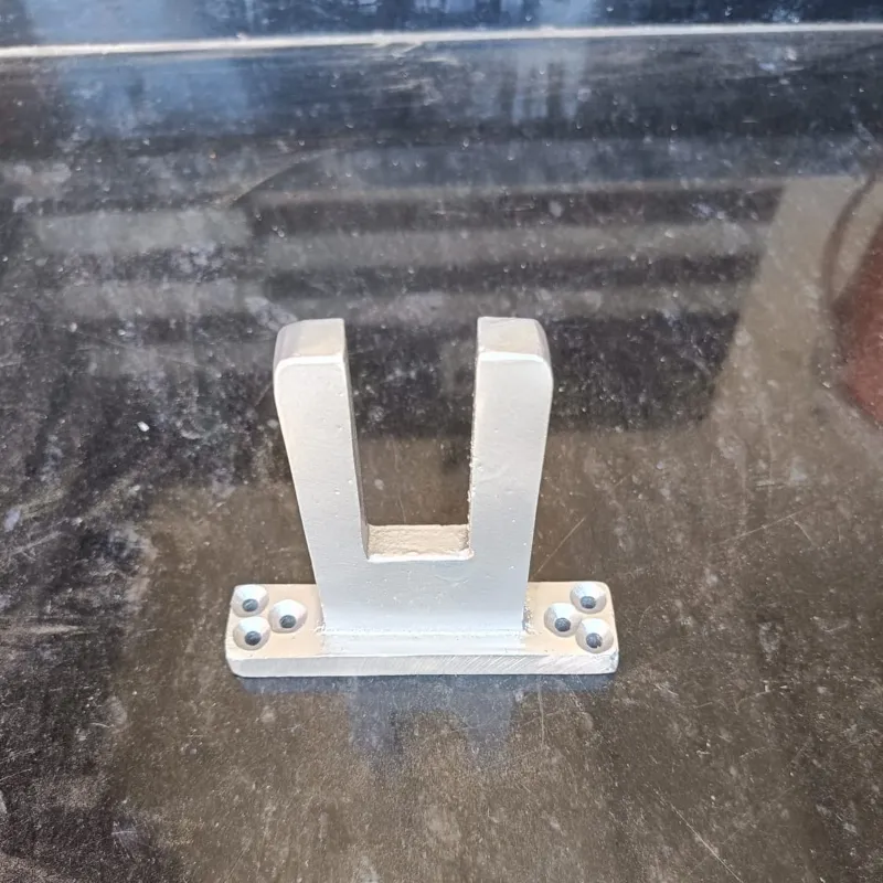Aluminium Holder Part for UFO Burger Making Machine  